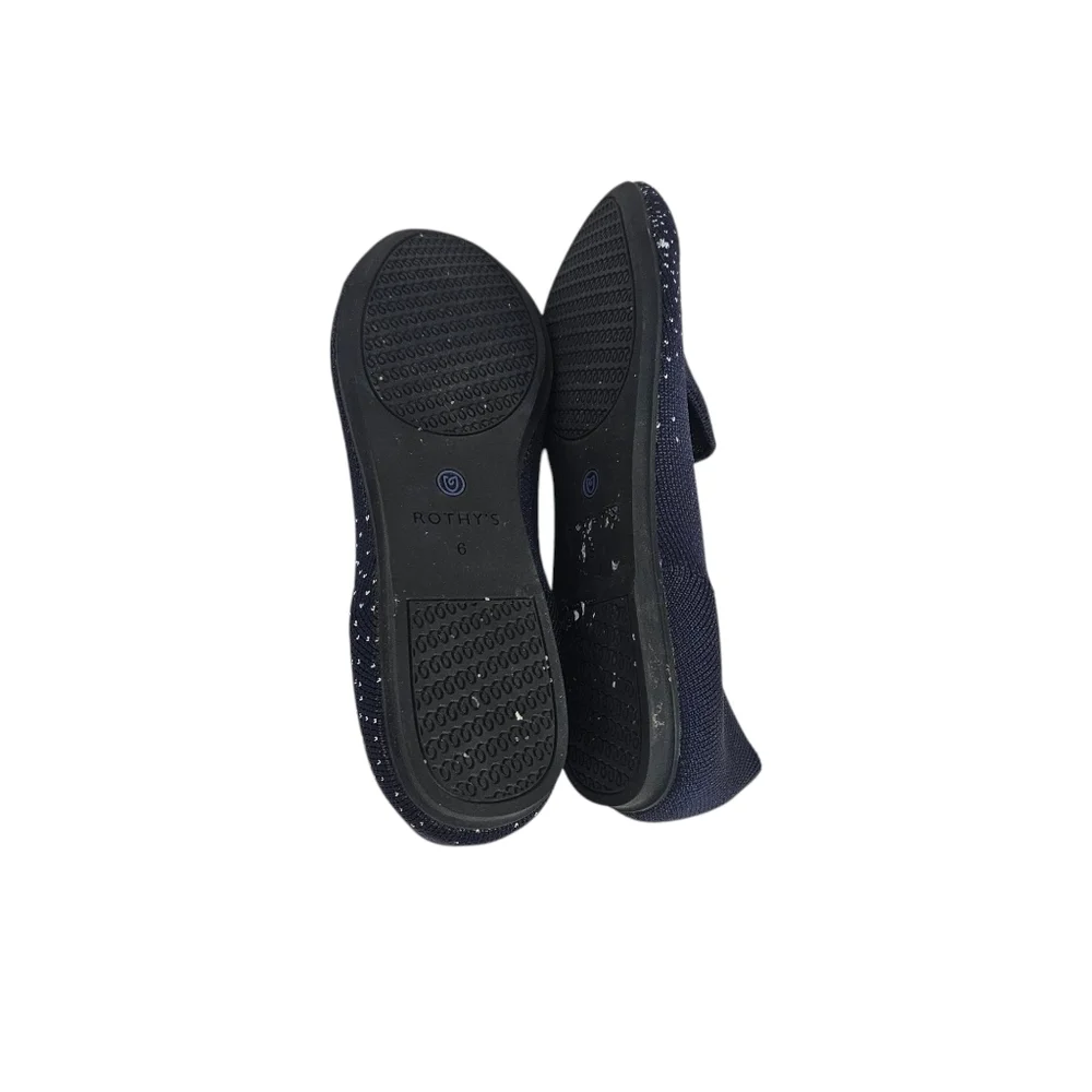 Rothy's Zodiac Aquarius Navy Blue Special Edition Loafers